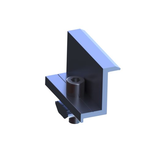 AR2 SYSTEMS Fix roof  End Clamp 01 (35mm) + imbus bolt + mini rail nut, L=60mm