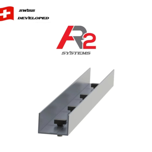 AR2 SYSTEMS Fix roof Rail Conncetor L=480mm+4sets T bolt