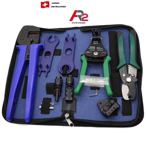 AR2 SYSTEM  CRIMPING PLIER KIT FOR  SOLAR CABLE CONNECTORS