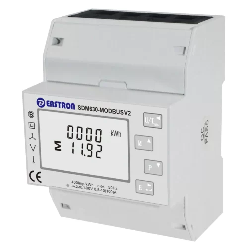 Growatt TPM-E Smart Meter Device 0.5-10(100)A, three phase meter, limit energy to grid, EASTRON SDM630-Modbus V3 400 imp/kWh