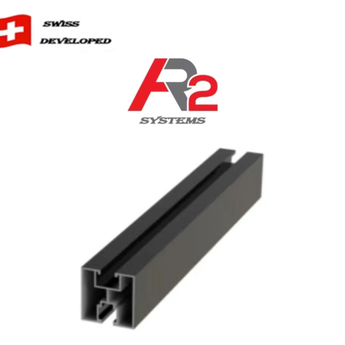 Rail 40*40 (Anodized Black), L=3350mm