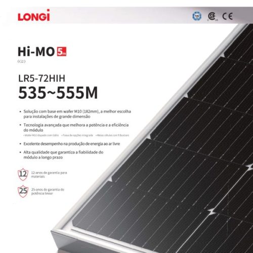 LONGI SOLAR_545WP LR5-72HIH